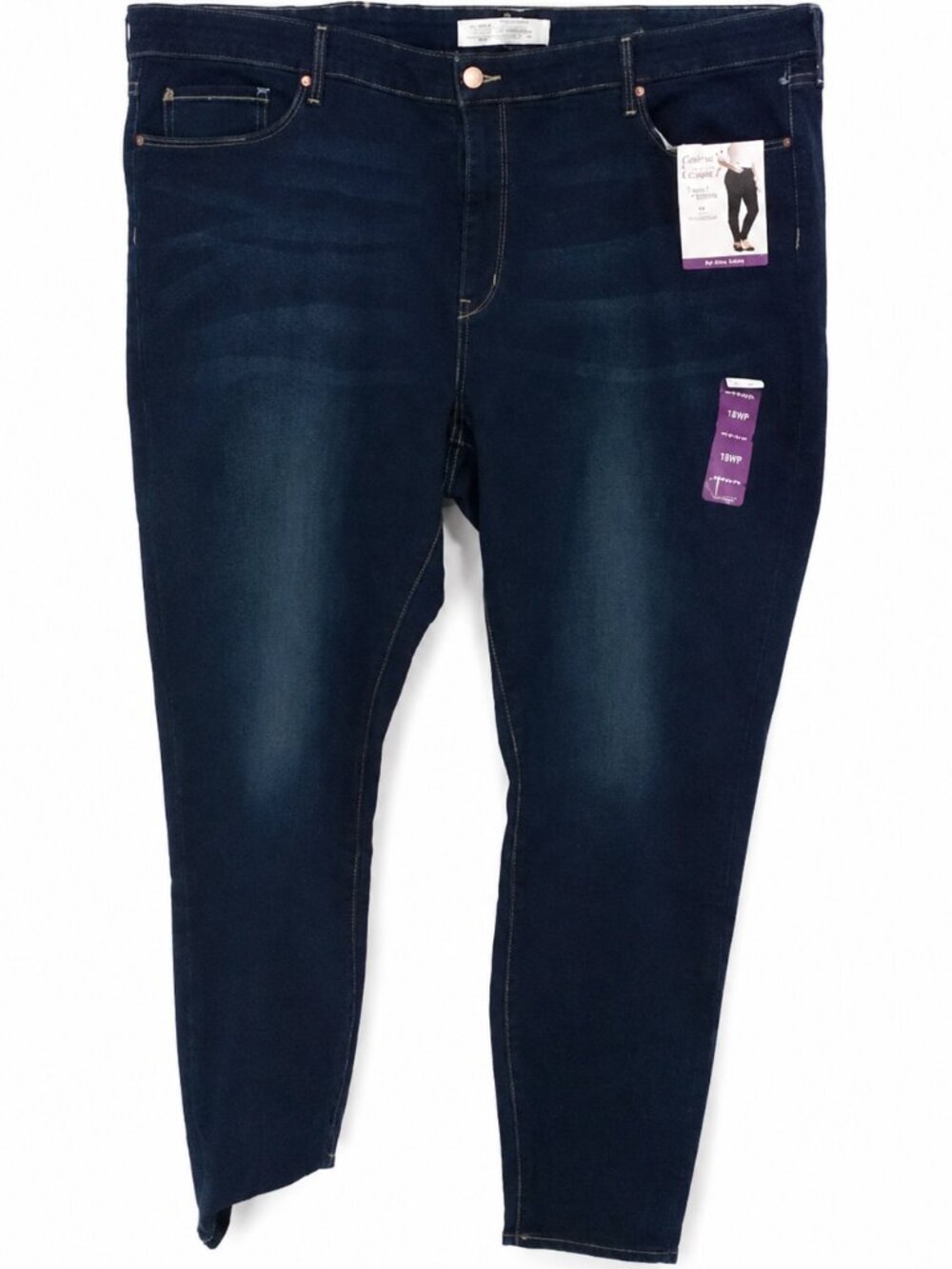 Plus size W39 skinny jeans "Simply Stretch, Mid Rise Skinny" Casual pants.